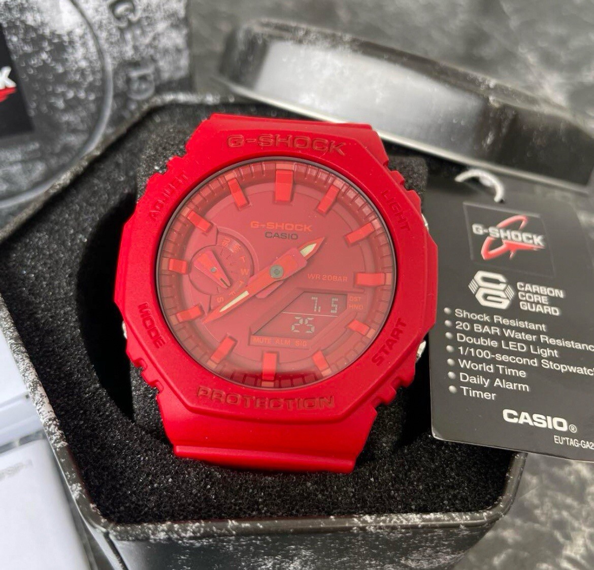 CASIO G-SHOCK Red GA2100-4A | eBay