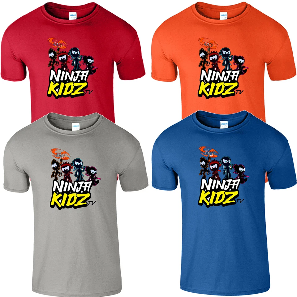 Ninja Kidz Tv Gaming Youtuber T-Shirt Christmas Boys Girl Xmas Santa Tshirt