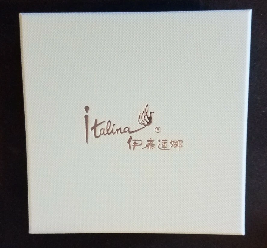 NUEVO Pendientes Italina para mujer enchapados en oro rosa corazón aretes de moda Foto 3 de 3