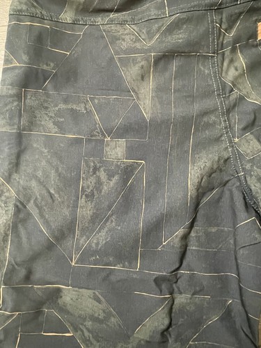 NUEVO PrAna Board Shorts Alta Mar Natación Para Hombre 30 Pizarra Brillo UPF 50+ Naranja Gris - Imagen 2 de 12