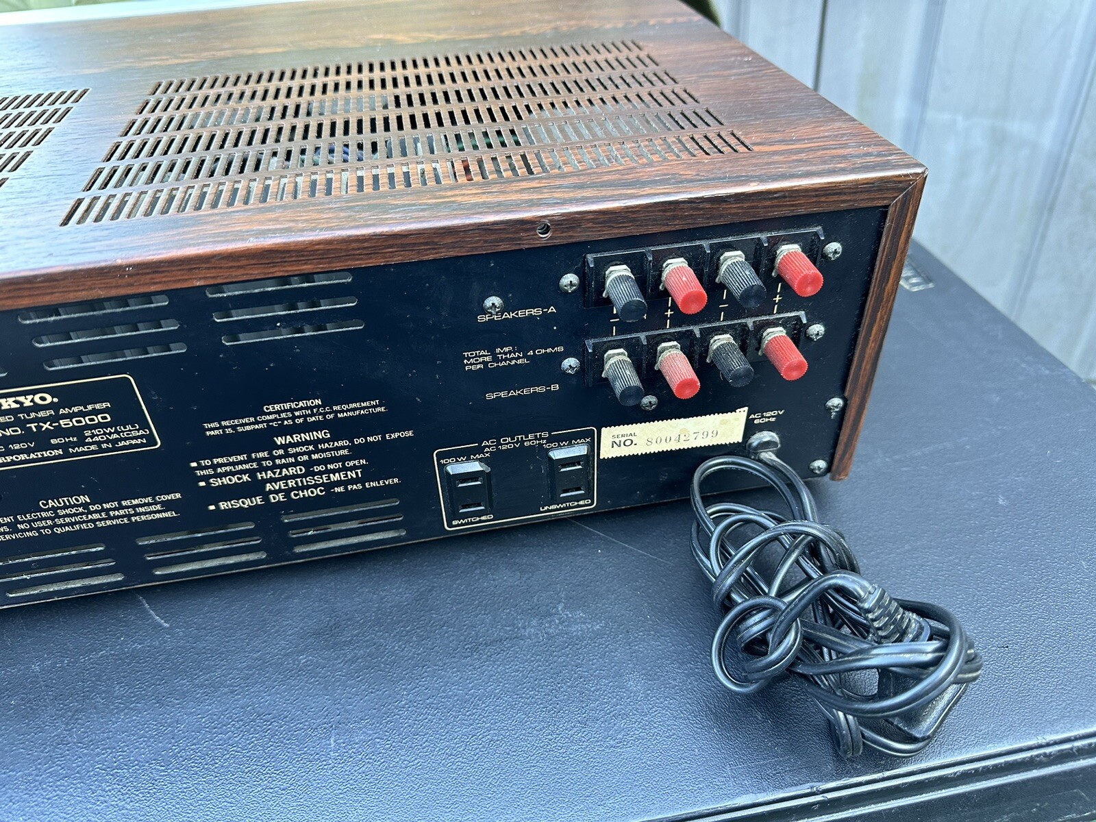  VTG RARE Onkyo TX-5000 Receiver Amplifier AMP