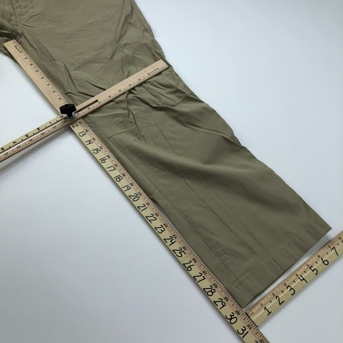 Eddie Bauer 38x30 (Fits 39W 30L) Mens Hiking Trek Nylon Cargo Pants Beige - Picture 3 of 9