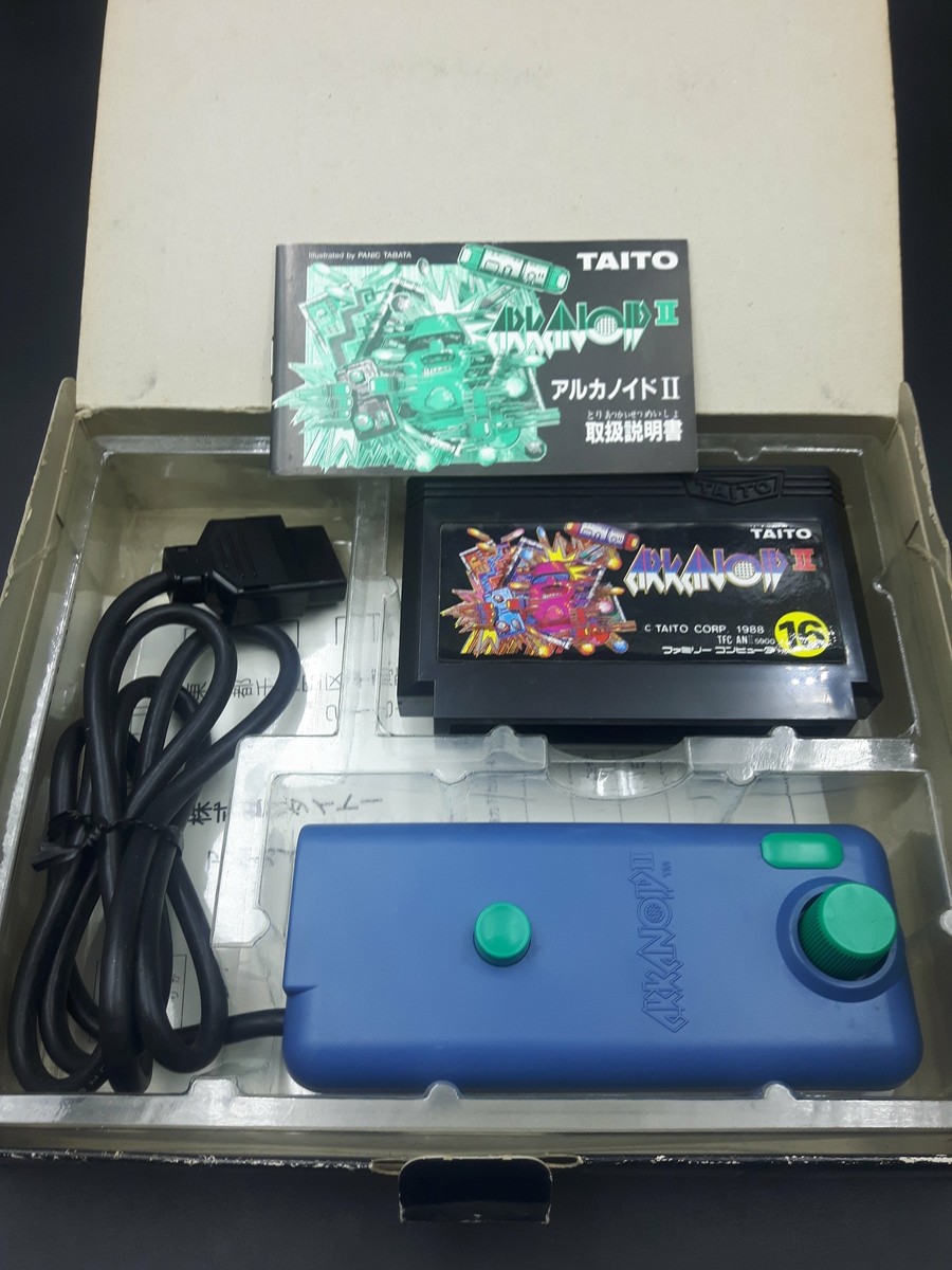 Arkanoid II 2 TAITO With Controller Game and Boxed Nintendo