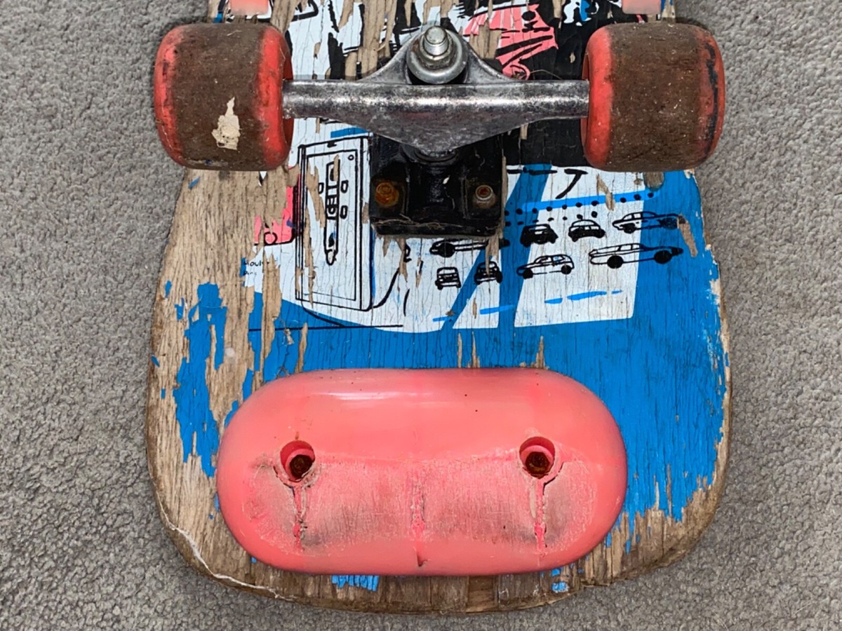 1980's Pro90 Complete Cruiser Skateboard Neon Pink Retro
