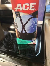 3M ACE Work back Belt with Removable Suspenders Size ADJ Support Level 2