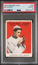 1915 Cracker Jack Ed Walsh #36 PSA 4