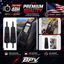Car Seat Side Organizer 2 Pack Hanging Storage Bag Mesh Pocket SUV