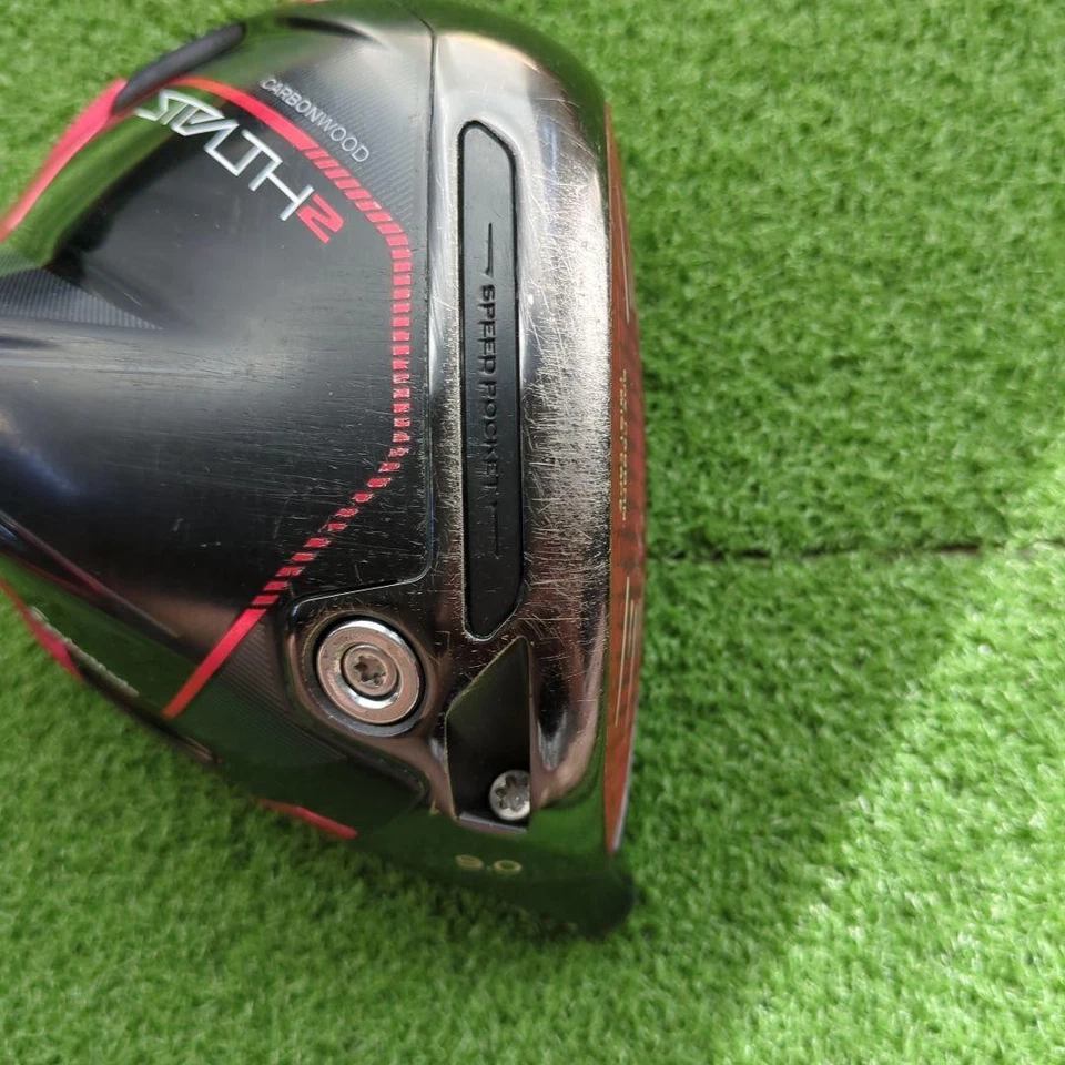 TaylorMade Stealth 2 Driver 1W 9° RH Head only with Cover - Very Good #12 - Image 4 of 4