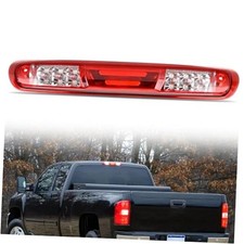 Third Brake Light High Mount 3rd Brake Stop Chevy/GMC 2007-2013 Red Lens