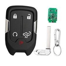 Keyless Entry Remote Control Key Fob Replacement 5 Button for Chevy Silverado