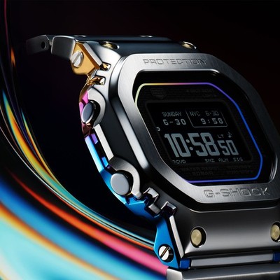 Casio G-Shock GMW-BZ5000RC-1JR AI Generative Design Rainbow IP