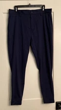 Rhône Men’s Sz 33 X 29 Commuter Jogger Navy Blue Ankle Zip 100151