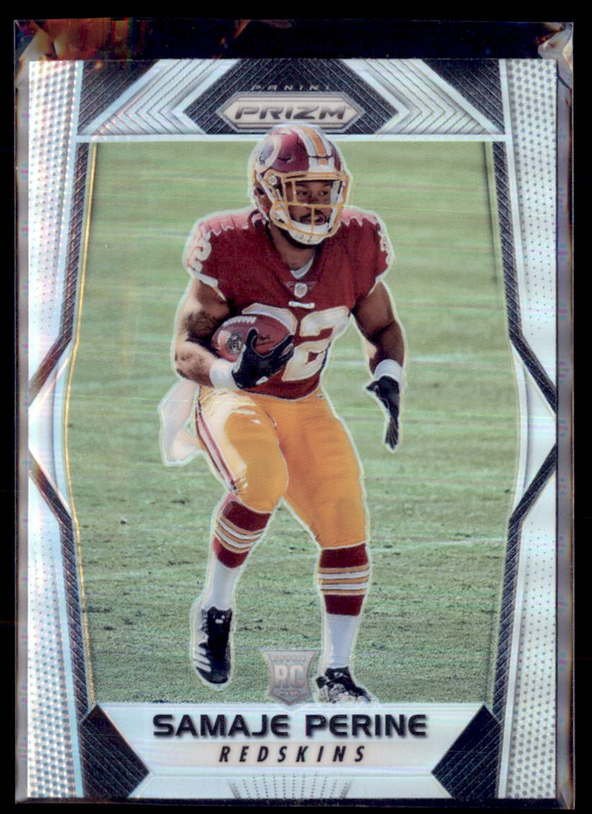 2017 Prizm Football Silver Prizm Samaje Perine Redskins 255 RC