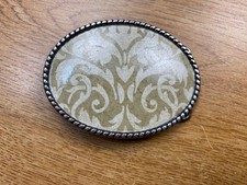 Brown and Beige Loopty Loo Belt Buckle