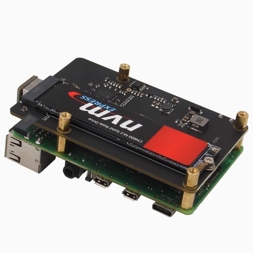 X872 Expansion Board for 4 USB to M.2 NVMe SSD NAS Expansion Board Support8969 - Photo 3/6