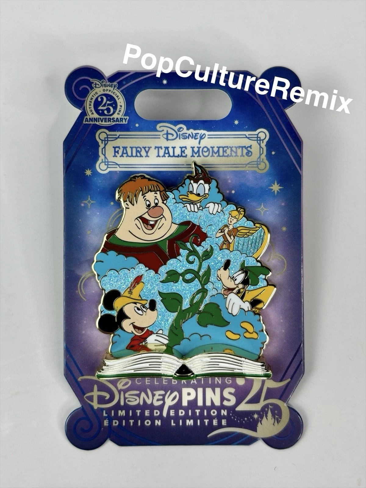 2025 Disney Parks Fairy Tale Moments Mickey & the Beanstalk LE Pin NEW