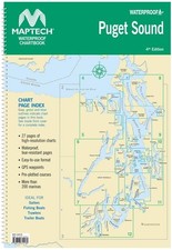 Puget Sound MAPTECH  Waterproof Chartbook 4th Edition, MAPTECH , Good Book