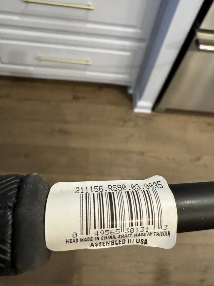 Mizuno M Craft X B5 Black Mallet 2025 Putter Mizuno Grip 35” W/Head Cover - Image 3 of 4