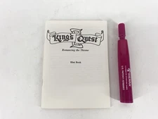Kings Quest 2 Romancing The Throne Hint Book Sierra On-line Unused With Dried Ma