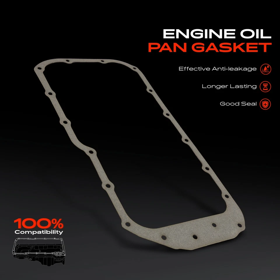 Engine Oil Pan Gasket for Chevrolet Tracker 1999-2003 Suzuki Aerio 02-07 Vitara - Image 3 of 4