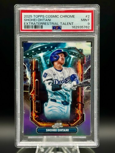 2025 Topps Cosmic Chrome Extraterrestrial Talent Shohei Ohtani #ET-2 PSA MINT 9!