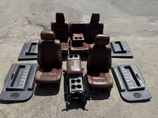 11-16 Ford F250f350 Sd Crew Cab King Ranch Interior Seatsdoorconsole 4099