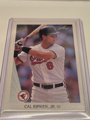 CAL RIPKEN JR.~BALTIMORE ORIOLES~1990 LEAF
