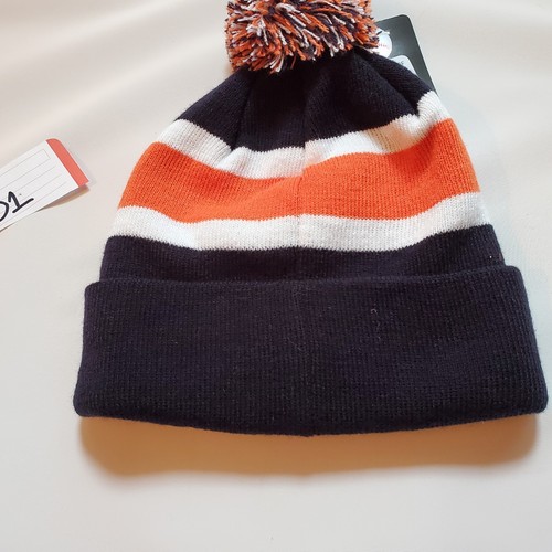 New Detroit Tigers MLB Fan Favorite Navy Orange Knit Hat Cap Adult Beanie Winter - Picture 8 of 21