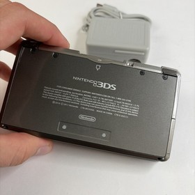 Nintendo 3DS Handheld Video Game Console Black CTR-001 (USA) W Charger US Model