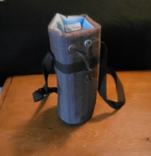 Picnic Time Wine Tote Brązowy Beżowy Pasek w paski Pojedynczy