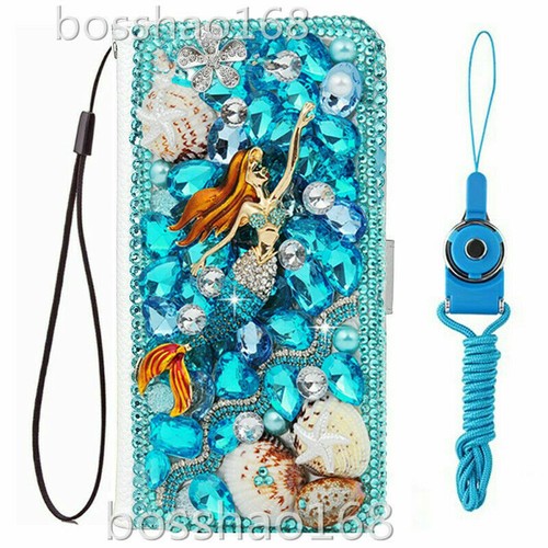 For iPhone 16/16 Pro/16 Pro Max Case bling luxury Leather wallet phone cover - 第 21/58 張圖片