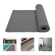 90x500cm Floor Mat Non-slip Mat PVC Drainage Mat 5mm Thick for Indoor/ Outdoor