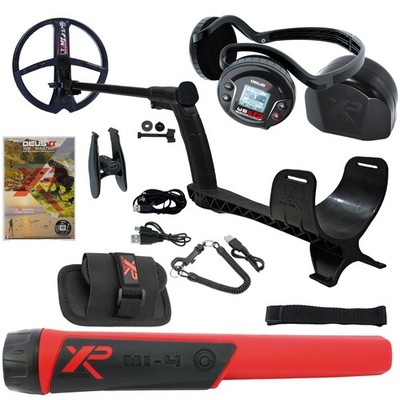 XP DEUS II WS6-ST Master FMF Detector with 9'' FMF Coil & MI-4 Pinpointer