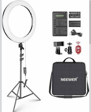NEEWER 20 inch LED Ring Light Kit with Tripod Stand Phone Holder Compatible