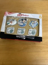 Disney Pin Trading Niftie Fifties Flashback Disneyland Newspaper Set LE150