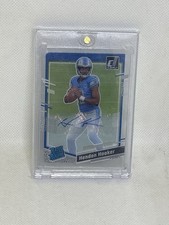 2023 Panini Clearly Donruss Hendon Hooker Rated Rookie Auto 
