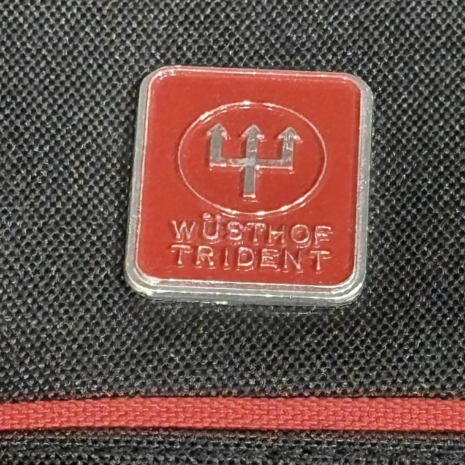 Wusthof Trident Cuchillo Rollo Bolsa Estuche Chef Cuchillo Almacenamiento Viaje Negro Nylon Llevar Foto 2 de 4