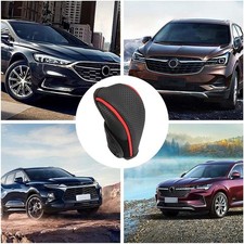 Pommeau de levier de vitesse en cuir pour voiture, couvercle de changement de