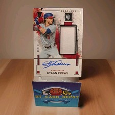 2025 Panini Impeccable-Dylan Crews Elegance Rookie Patch Auto /99 EJA-DC