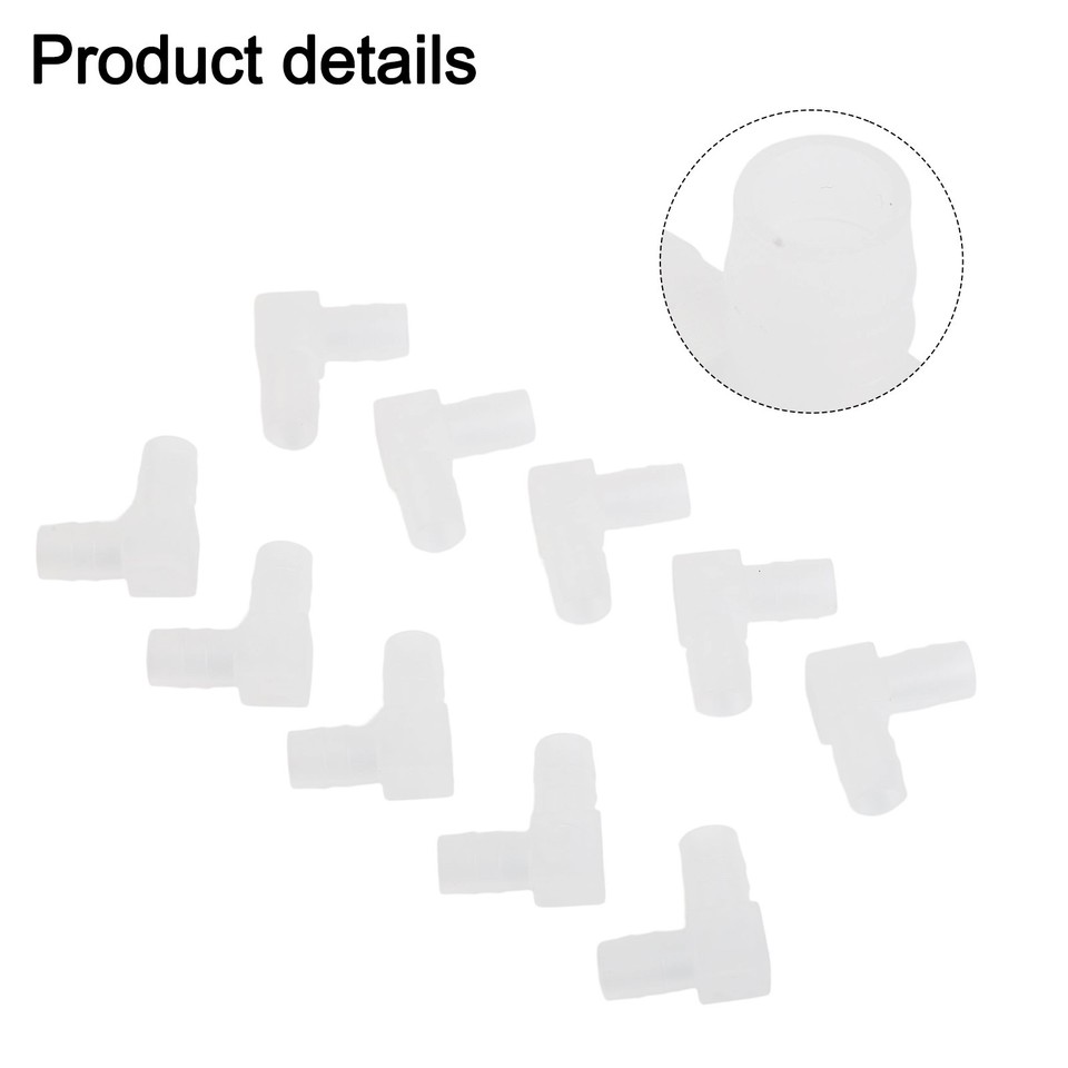 Plastic Hose Barb Elbow 90 Degree for 10mm Water Pipe Connector PP ...
