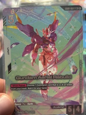 Gundam Card Game Gundam Aerial Rebuild LR+