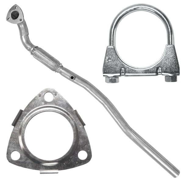 Kollektorrohr Hosenrohr Rohrvorne Flexrohr FüR Opel Astra H III 3 1.6-image