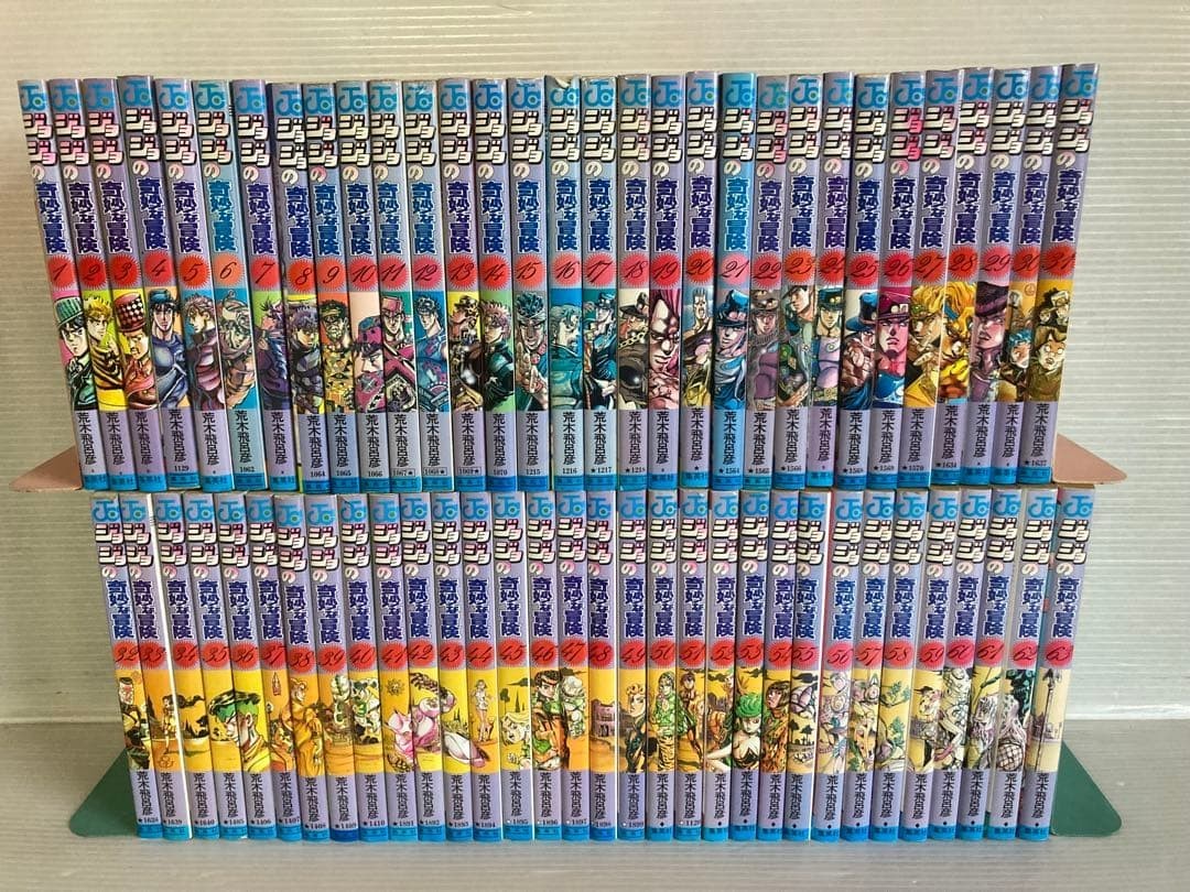 JoJo's Bizarre Adventure Vol.1-63 Manga Juego Completo Parte1-5 Idioma Japonés