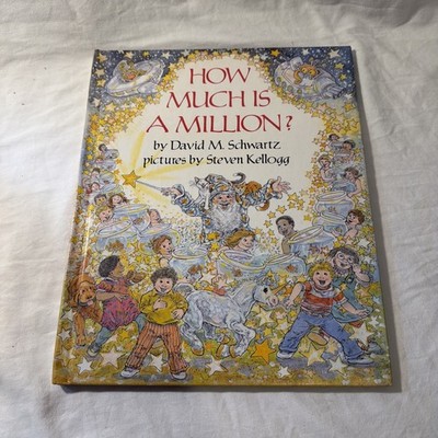 How Much Is a Million? (BIG BOOK) By David M. Schwartz *Great Condition*