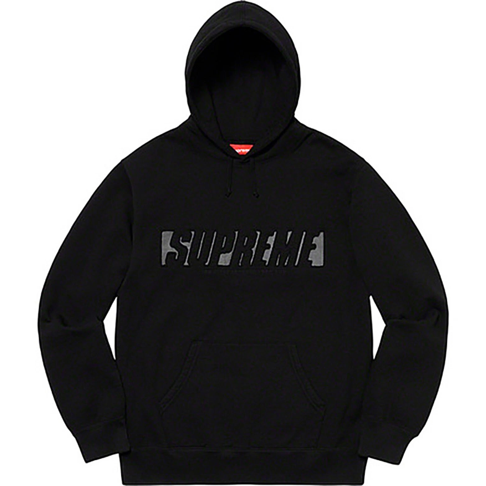 Sweat shirt à capuche découpée authentique Supreme Reflective   Medium