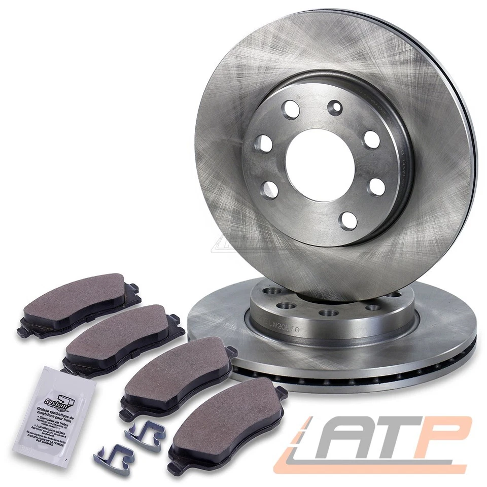 BREMSSCHEIBEN BELÜFTET Ø240 + BREMSBELÄGE BREMSKLÖTZE VORNE FÜR OPEL CORSA C