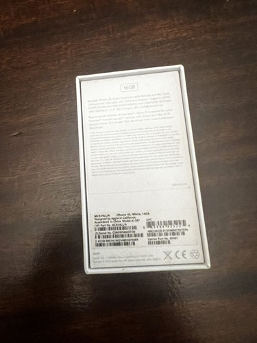 Apple iPhone 4s 16 Go boîte blanche uniquement paperasse AVEC autocollants Apple PAS DE TÉLÉPHONE ! - Photo 10 sur 10