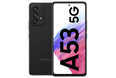 Samsung Galaxy A53 5G 128 GB Android Handy LTE Smartphone 6,5'' OLED IP67 schwarz