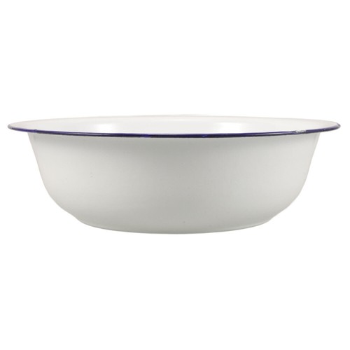 Enamel Footbath Pan for Soaking Feet Vintage Enameled Basin Miss Travel - Picture 8 of 12