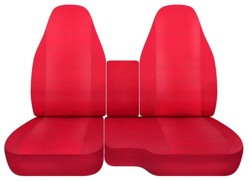 Juego de fundas de asiento de coche delanteras para camión Chevy S10 94-04 60/40 con consola 25 colores - Imagen 32 de 33